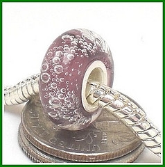 murano glass bead for chamilia